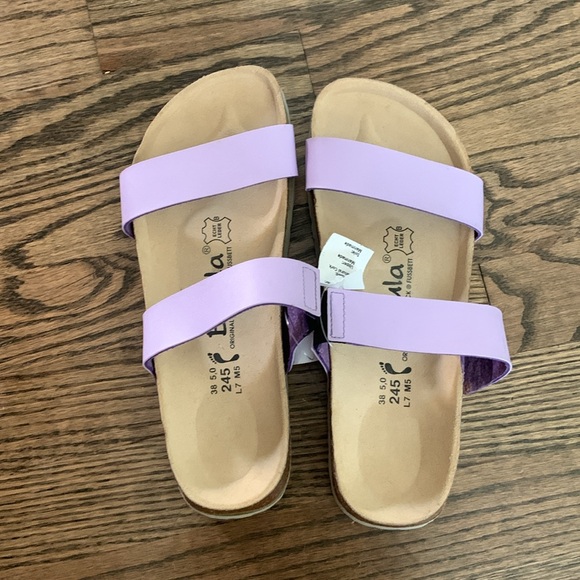 Betula Birkenstock Purple Sandals with Contoured Footbed - Picture 3 of 6